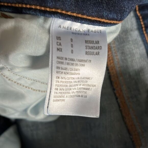 American Eagle Super High Rise Jeggings Size 0 - Picture 6 of 7
